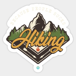 Hiking Geocaching gift Sticker